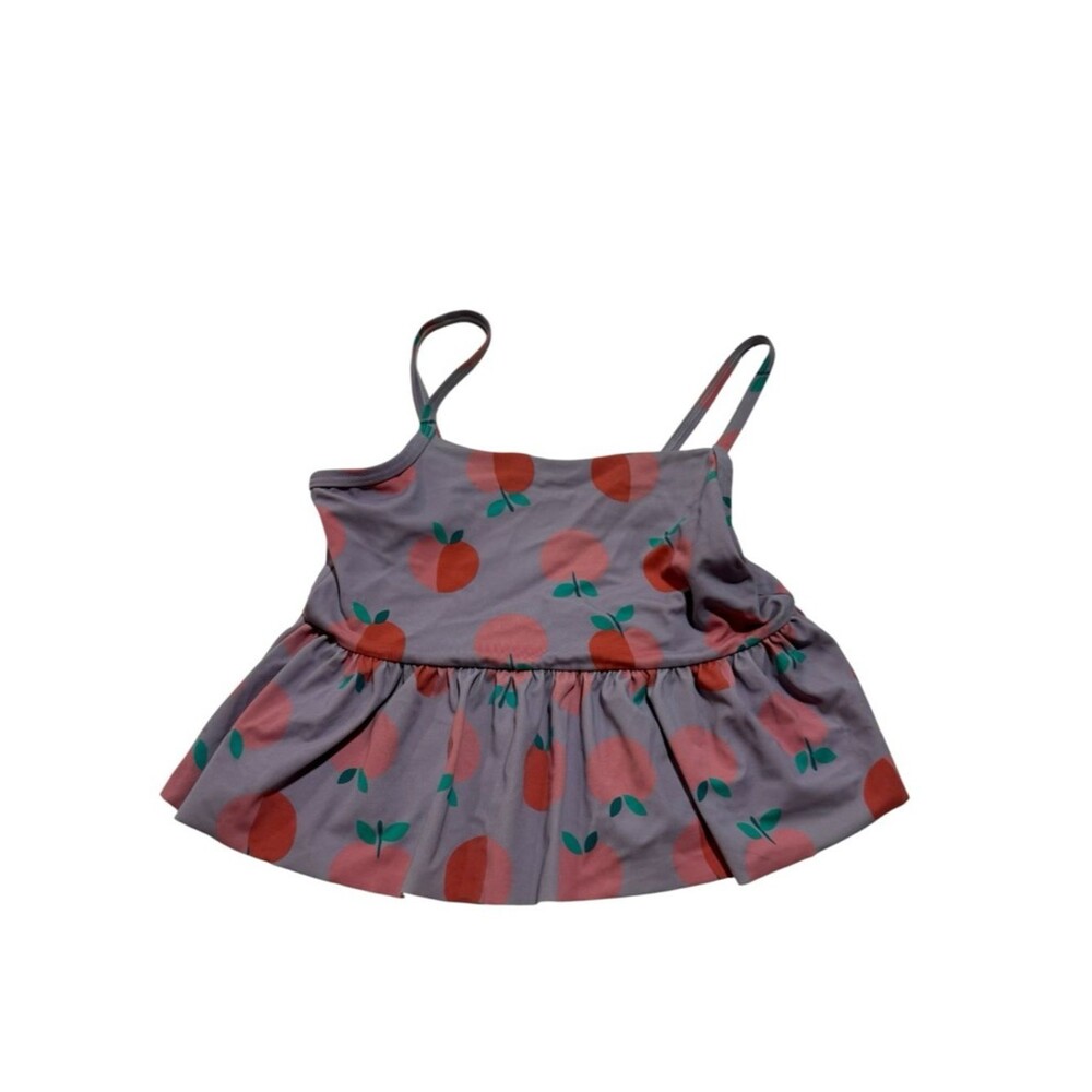 Hanna Andersson Strawberry Novelty Printed Swim Tank Top